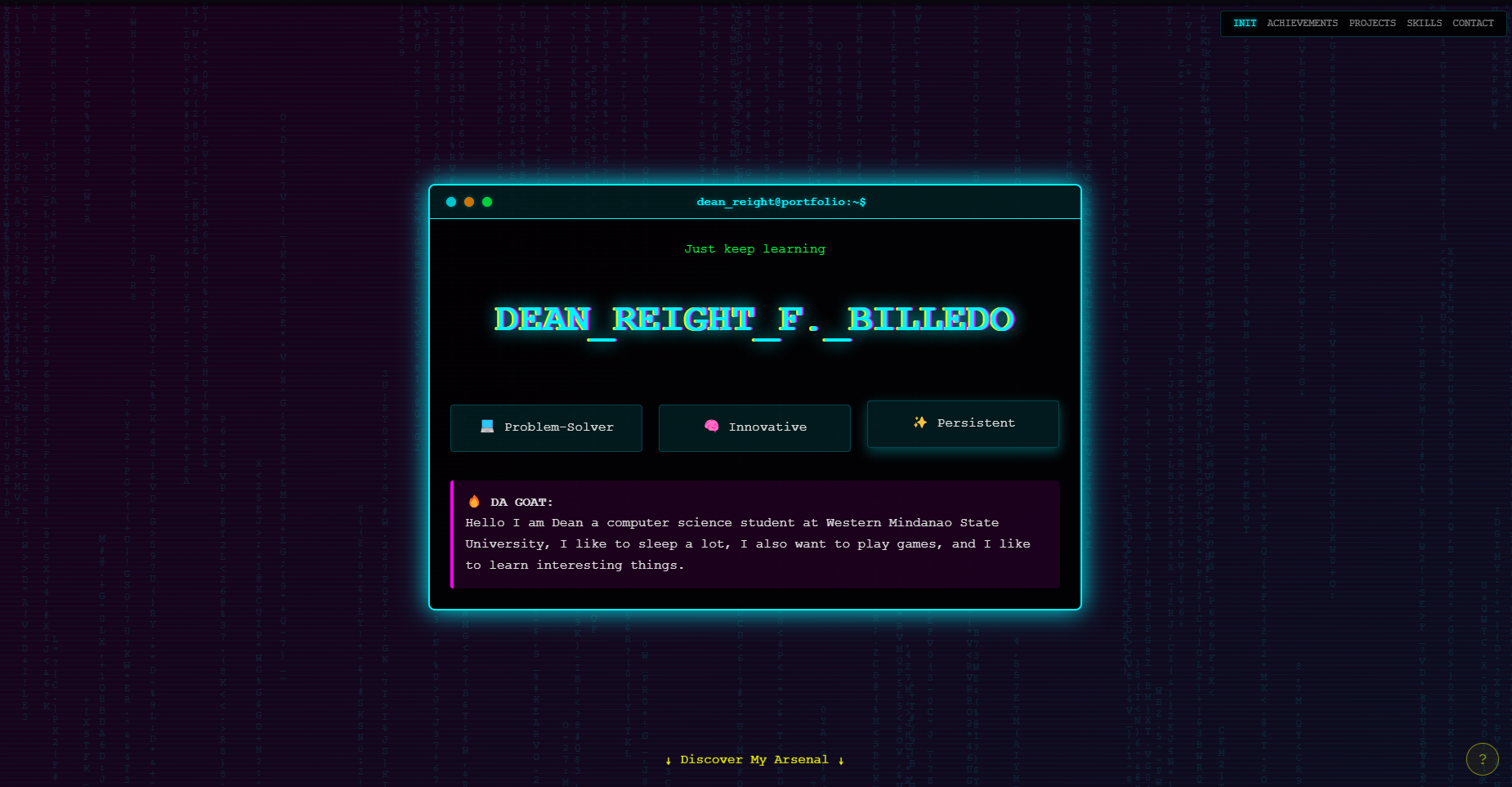 Cyberpunk Portfolio
