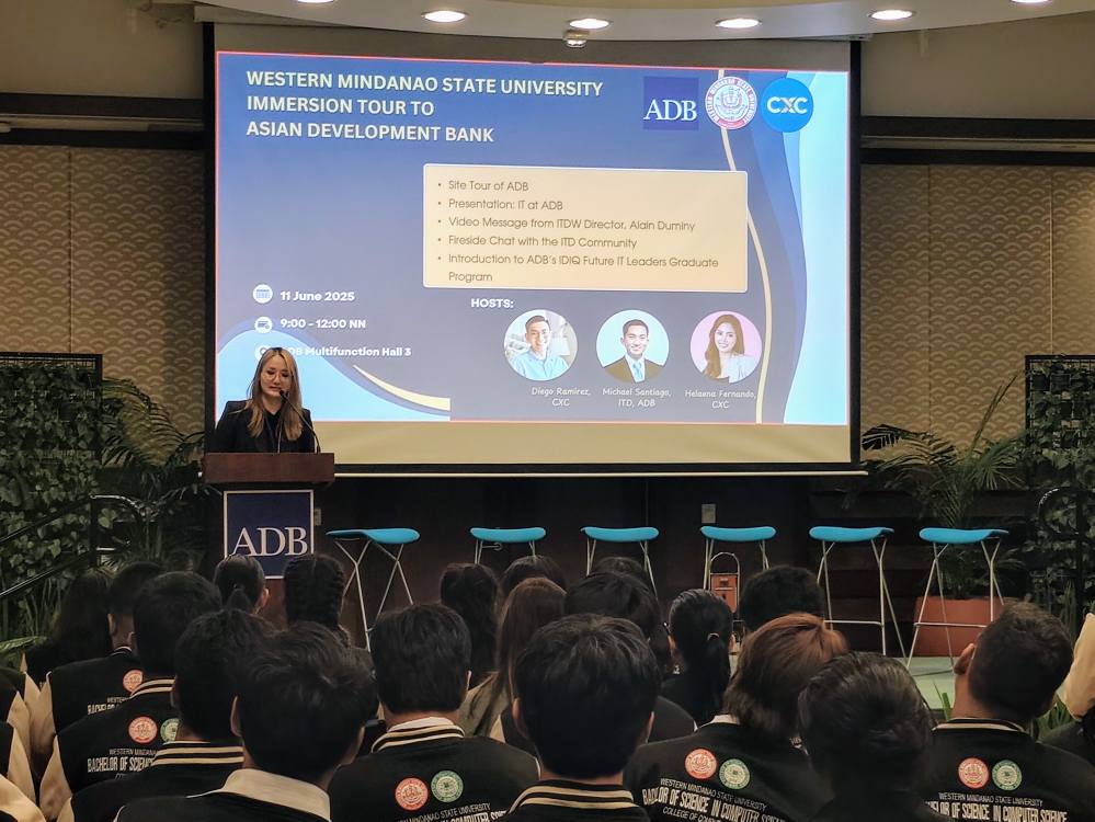 Asian Development Bank office tour and cybersecurity presentation