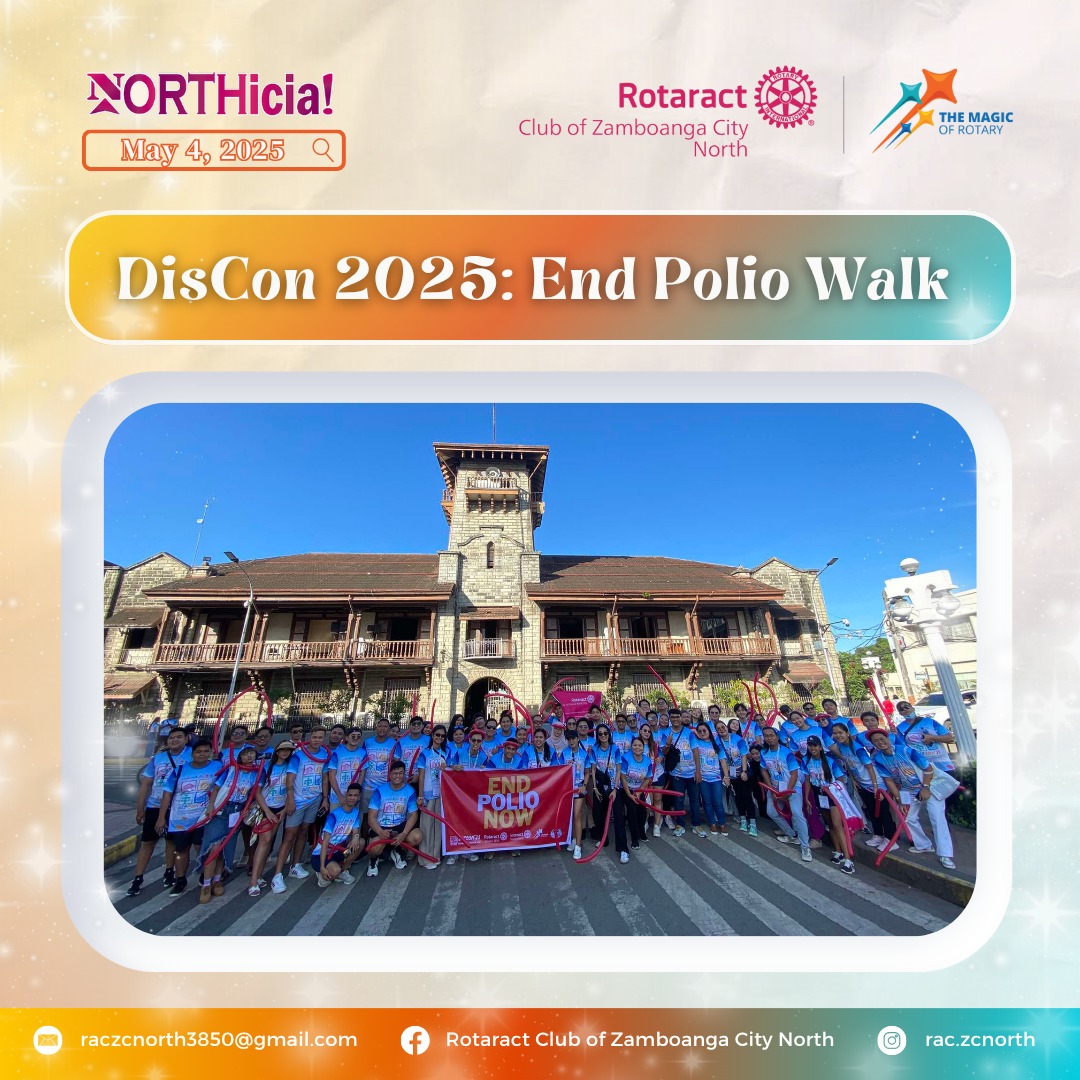 End Polio Walk project - Rotaract members participating in awareness campaign to eradicate polio